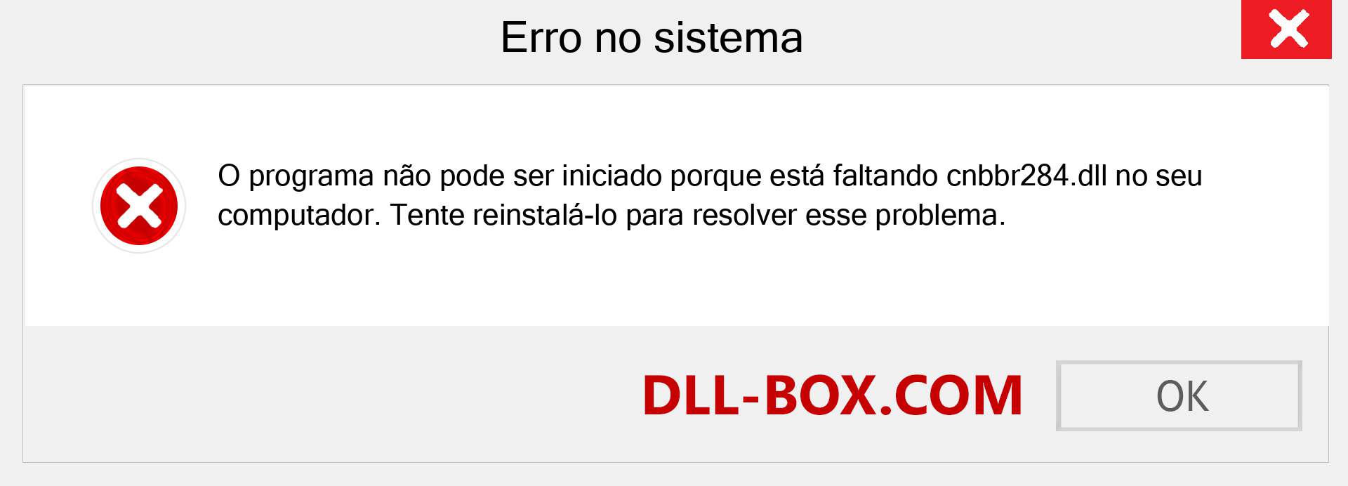 Arquivo cnbbr284.dll ausente ?. Download para Windows 7, 8, 10 - Correção de erro ausente cnbbr284 dll no Windows, fotos, imagens